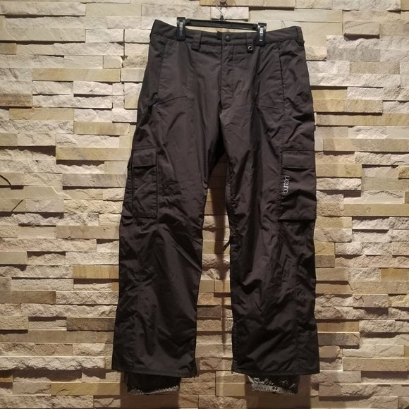 Burton Womens Small Black Ski Snowboard Snow Pants Winter Waterproof Bibs Suit S